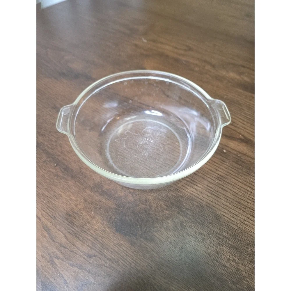 Vintage‎ Clear Glass Pyrex 023 Casserole with 623C Lid Made in USA No Lid